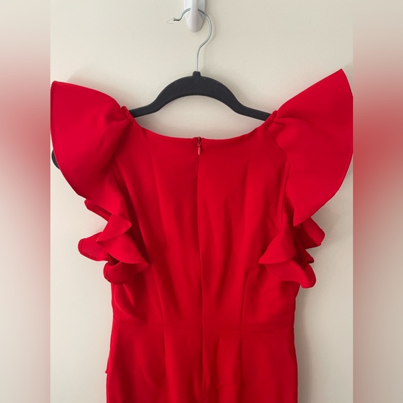 TCEC Red Ruffle Dress - NWT size small - Picture 5 of 5